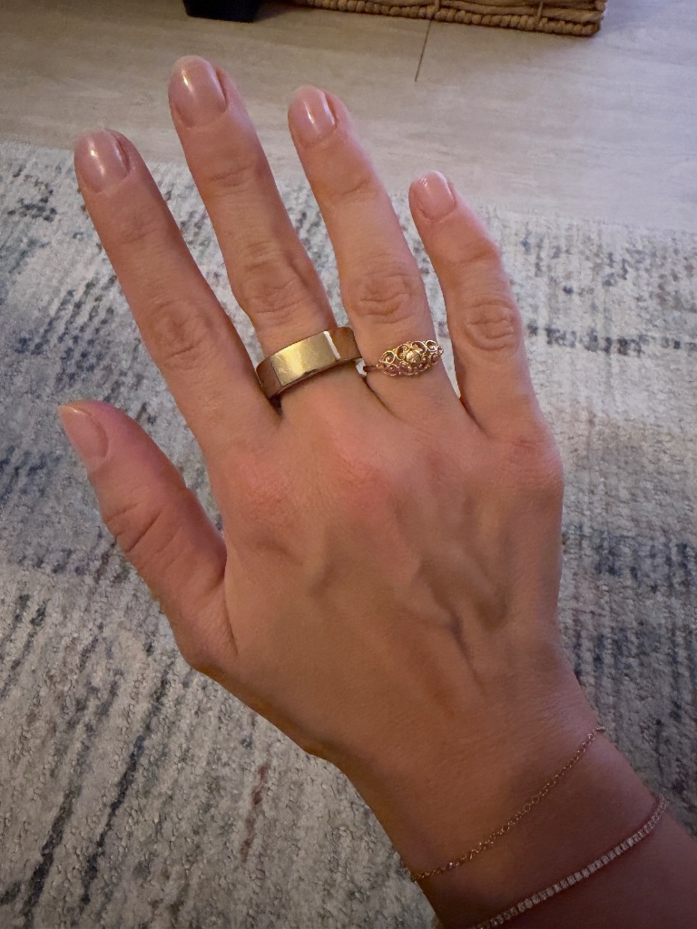Oura Heritage gold size 8